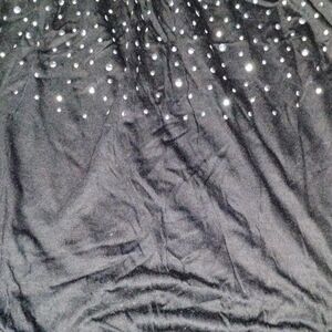 Forever 21 Black Tank Top with Silver Studs